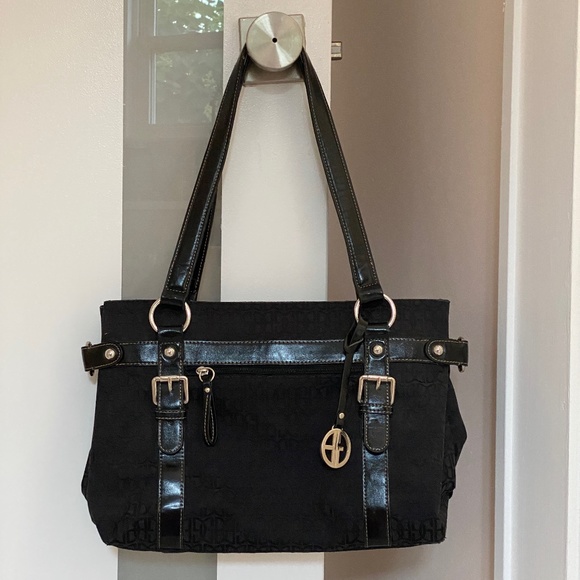 Giani Bernini I Jacquard Fabric Logo Shoulder Bag - Picture 3 of 16